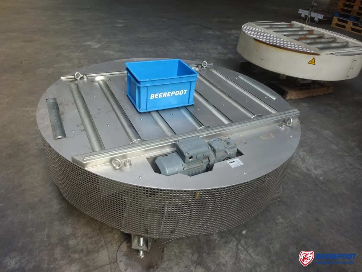 Roterende rollenbaanwissel